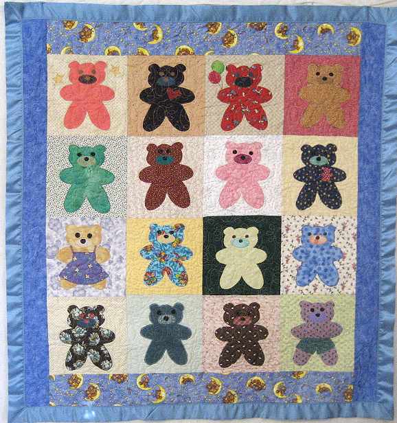 Here is a quilt that Threadheads made using this technique:
