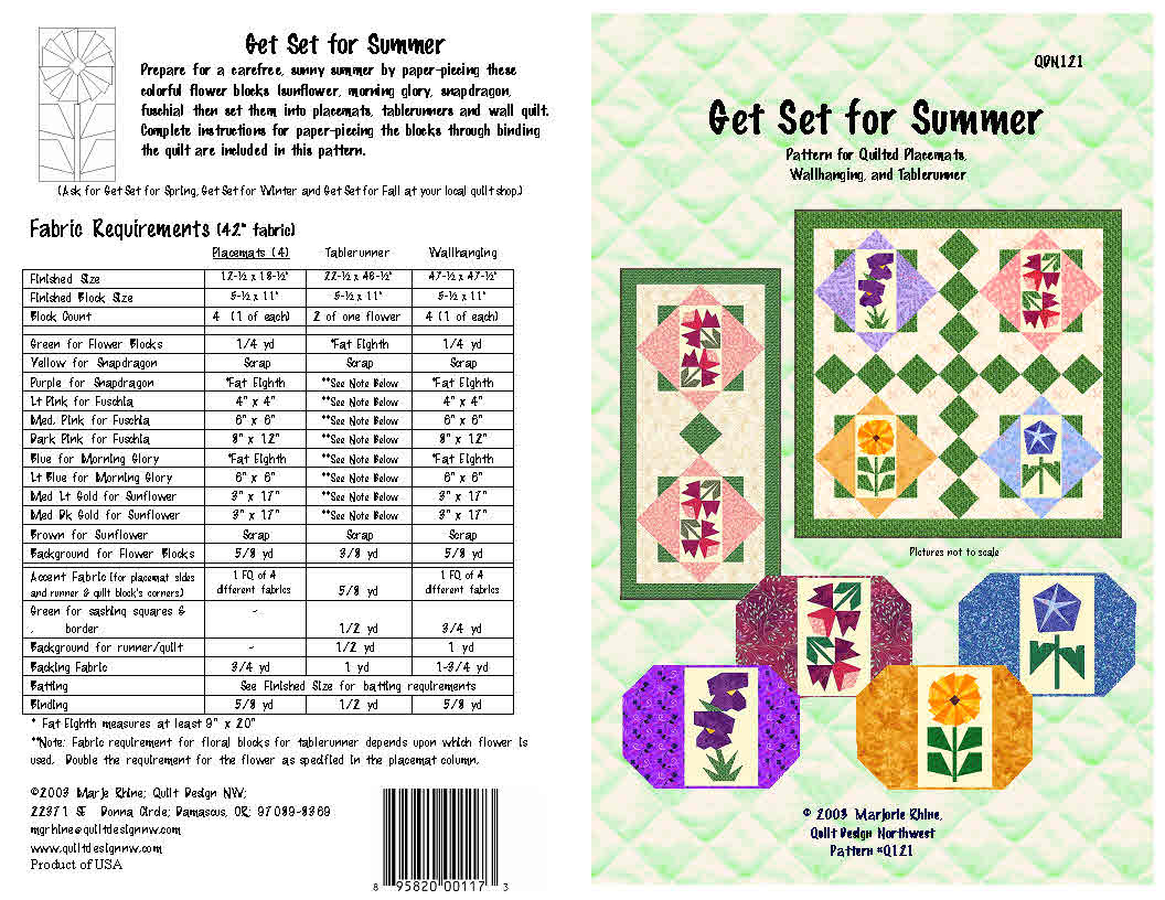Summer Quilt Pattern