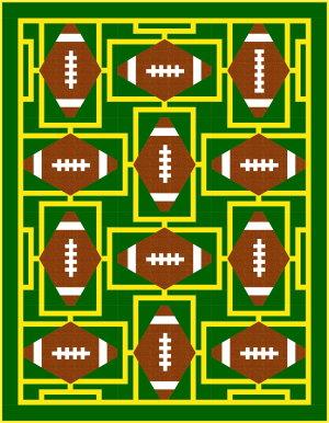 Football quilt