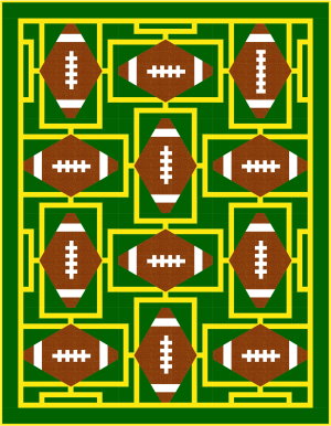 Football quilt