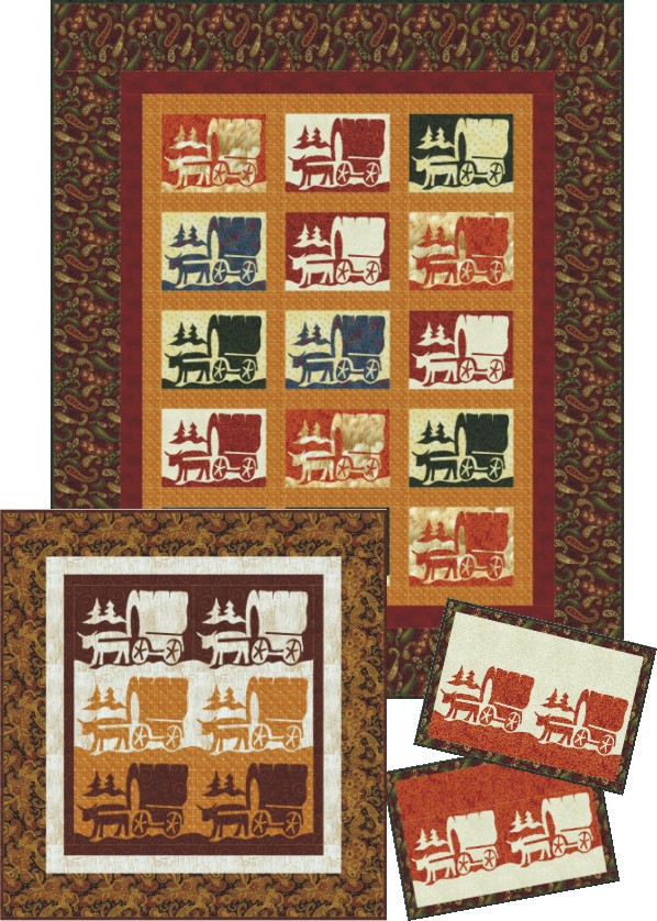 QDNW On the Trail quilt pattern